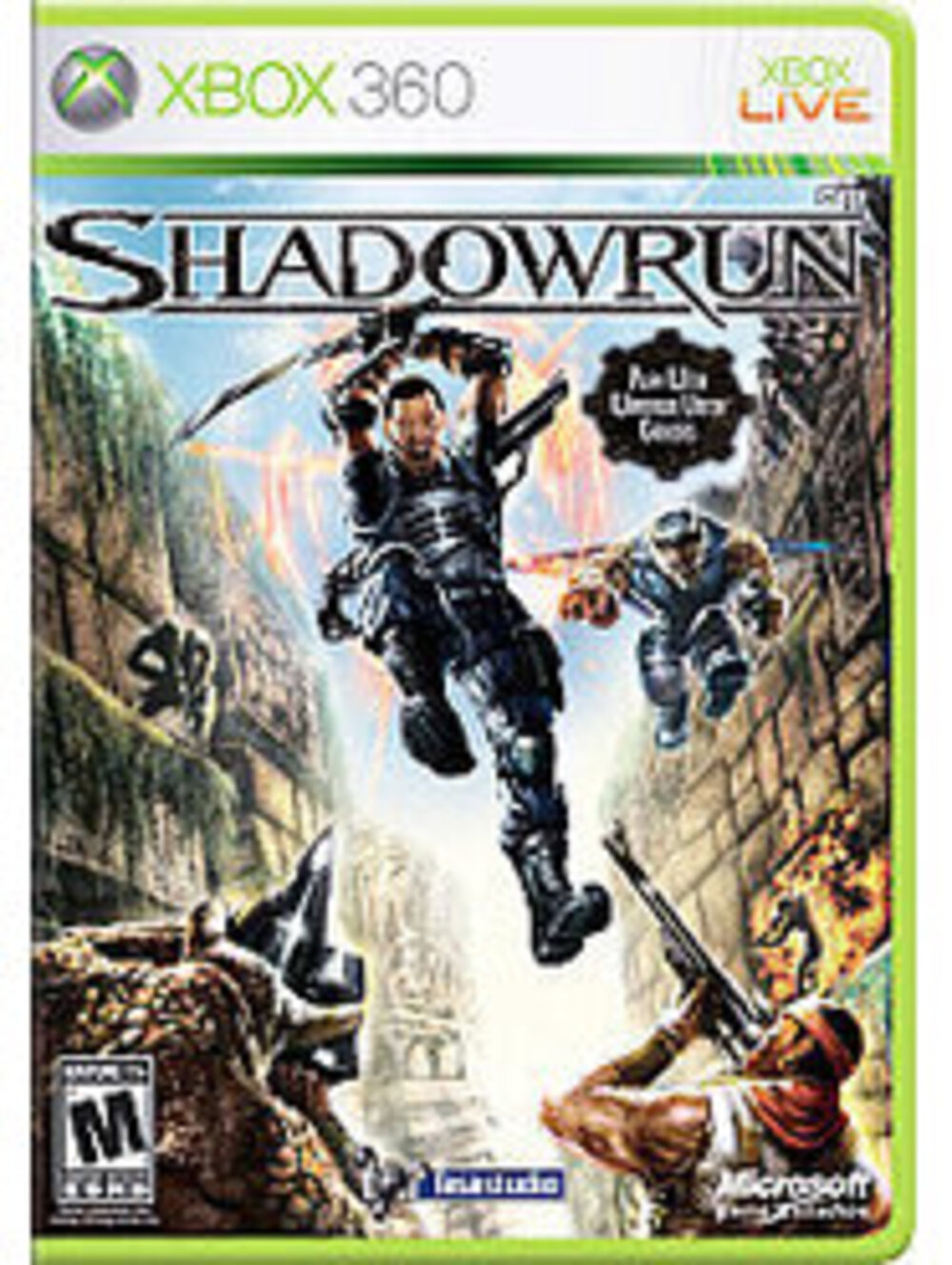 Shadowrun (Microsoft Xbox 360, 2007) New Case. Teste